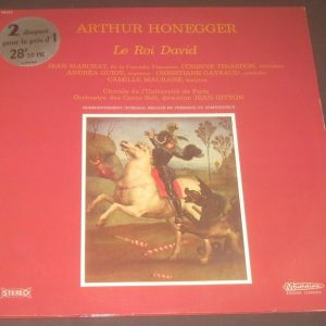 Arthur Honegger – le roi david Jean Gitton musidisc 33 RC 16011 2 LP EX