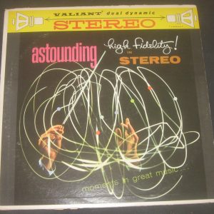 Astounding High Fidelity ! In Stereo Valiant Dual Dynamic Stereo V-4933 LP 50’s