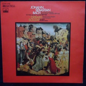 BACH – Ich will den Kreuzstab gerne tragen Kantate BMV 56 & 82 GERARD SOUZAY LP