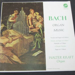 BACH Organ Music – Walter Kraft VOX 511.440 lp EX