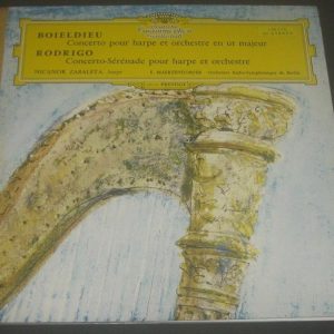 BOIELDIEU / RODRIGO Harp Concerto ZABALETA / MAERZENDORFER DGG 138118 Tulip LP