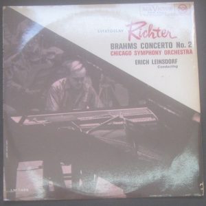 BRAHMS CONCERTO NO. 2 RICHTER / LEINSDORF RCA LM 2466 LP ED1