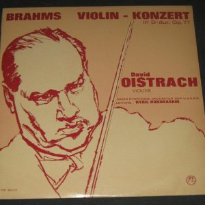 BRAHMS – Violin Concerto . David Oistrakh , Kondrashin . Concert Hall lp