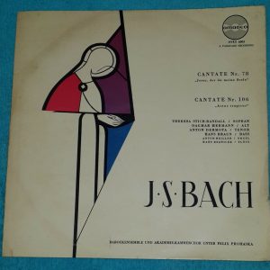 Bach Cantatas Nos 78 / 106 Felix Prohaska Amadeo AVRS 6003 LP