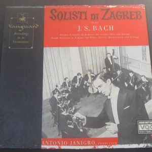 Bach Double / Triple Concerto SOLISTI DI ZAGREB – JANIGRO Vanguard BG-562 lp