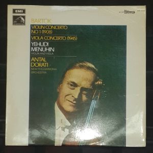 Bartok ‎- Violin / Viola Concertos Menuhin Dorati HMV ASD 2323 lp