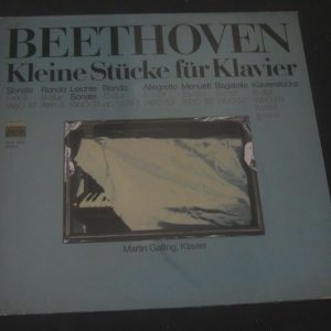 Beethoven Easy Pieces For Piano Martin Galling  Schwann VMS 1022 LP EX