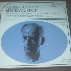 Beethoven ‎– Fidelio Furtwangler  Seraphim IC 6022 3 LP Box EX