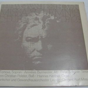 Beethoven – Missa Solemnis in D op. 123 2 LP set EURODISC 85760 KURT MASUR