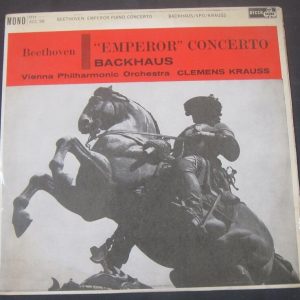 Beethoven Piano Concerto No. 5 Emperor Backhaus Krauss DECCA ‎– ACL 98 lp 60’s