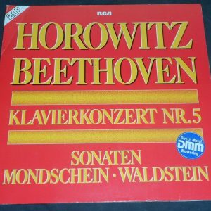 Beethoven Piano Concerto No.5 / Sonatas Horowitz RCA VL 89875 2 lp EX