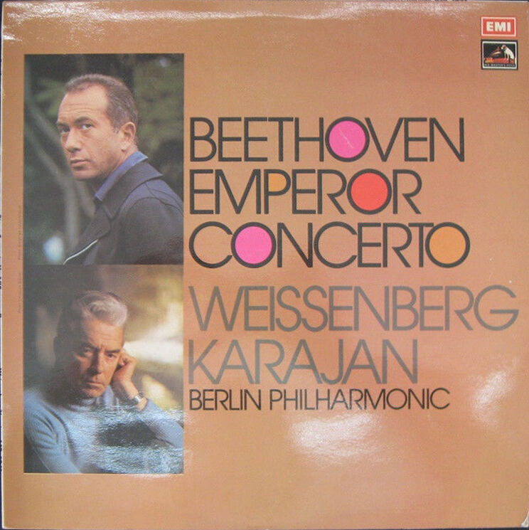 Beethoven – Piano Concerto no. 5 Emperor Weissenberg Karajan HMV EMI lp