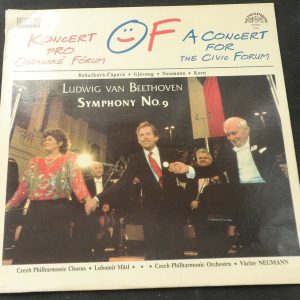 Beethoven Symphony No. 9  Václav Neumann  Supraphon ‎– 11 1174-1 LP EX