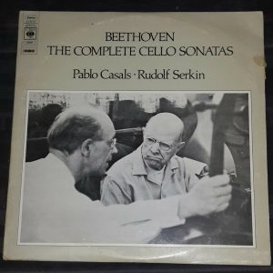 Beethoven ‎- The Complete Cello Sonatas Casals Serkin CBS 78291 2 LP