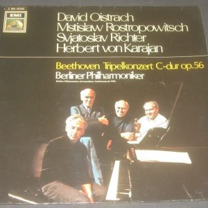 Beethoven Triple concerto Oistrakh rostropovich Richter HMV EMI C 063-02042 LP