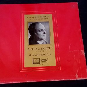Beniamino Gigli – Arias & Duets   HMV COLH 143 England LP