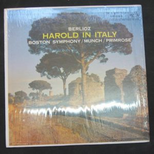 Berlioz – Harold In Italy Boston Symphony / Munch / Primrose RCA lp