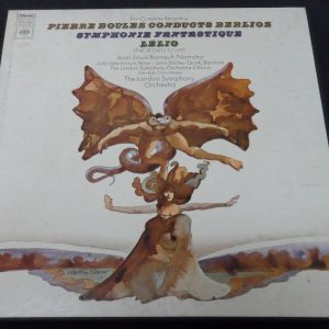 Berlioz – Symphonie Fantastique ; Lelio Boulez CBS ? 32 B1 0010 2 LP Box EX