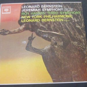 Bernstein – Jeremiah Symphony Harris – Third Symphony Tourel Columbia 6 Eye lp