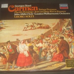 Bizet – Carmen Solti Domingo Troyanos Decca 6.35312 3 LP BOX