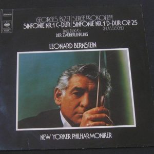 Bizet / Prokofiev / Dukas – Symphony No.1 / Classical Bernstein CBS 61071 lp