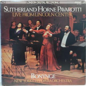 Bonynge / Horne / Sutherland / Pavarotti – Live From Lincoln Center 2LP Opera