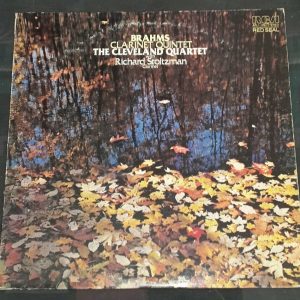 Brahms ‎- Clarinet Quintet Cleveland Quartet Stoltzman RCA ARL1-1993 LP EX 1976