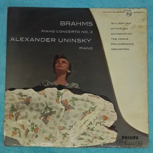 Brahms  Piano Concerto No. 2  Van Otterloo Alexander Uninsky  Philips LP
