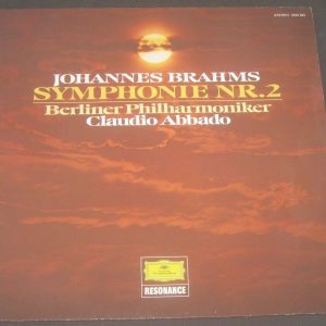 Brahms Symphony No. 2 Claudio Abbado DGG 2535 292 GERMANY LP EX