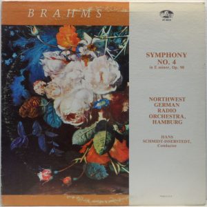 Brahms – Symphony No. 4 – Northwest German Radio Orchestra Schmidt-Isserstedt LP