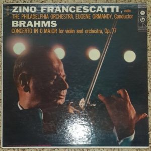 Brahms Violin Concerto  Ormandy Francescatti  Columbia ML 5114 6 Eye LP