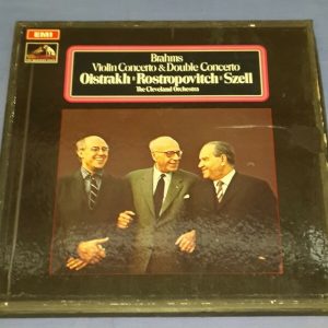 Brahms – Violin & Double Concerto Oistrakh Rostropovich Szell SLS 786/2 2 LP