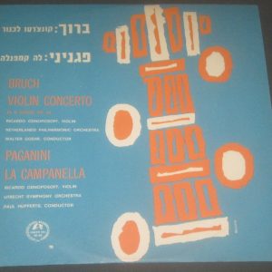 Bruch Violin Concerto Paganini La Campanella Odnoposoff Goehr Hupperts MMS lp EX