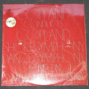 COPLAND – SHORT SYMPHONY /  DANCE SYMPHONY CBS 72731 lp