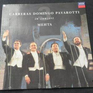 Carreras , Domingo , Pavarotti , Mehta ‎- In Concert  Decca ‎ 430 433-1 lp EX
