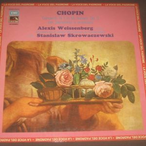 Chopin Piano Concert No. 1 Skrowaczewski / Weissenberg EMI HMV LP EX