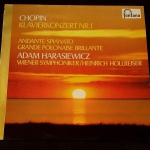 Chopin Piano Concerto No. 1 Hollreiser Harasiewicz  Fontana ‎ 6530 061 LP EX