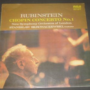 Chopin Piano Concerto No. 1 Rubinstein / Skrowaczewski RCA LSC 2575 LP