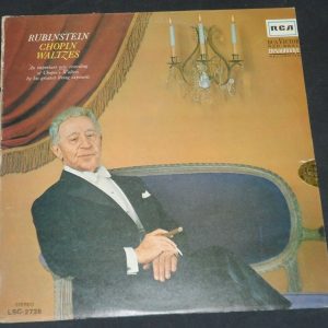 Chopin – Waltzes (1-14) Piano – Arthur Rubinstein RCA  LM 2726 LP EX
