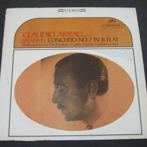Claudio Arrau – Brahms Concerto No. 2 in B Flat Carlo Maria Giulini SERAPHIM