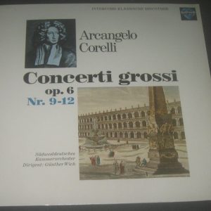 Corelli – Concerti Grossi Günther Wich  SAPHIR INT 120.897 LP EX