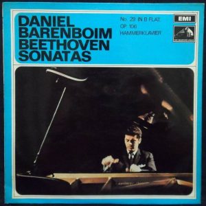 Daniel Barenboim – Beethoven Sonatas LP HAMMERKLAVIER EMI HMV HQS 1207 1970 UK