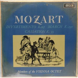 Decca LXT 6150 Mozart: Divertimento in D K. 205 / March K.290 VIENNA OCTET Rare