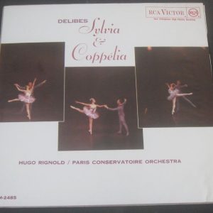 Delibes – Sylvia and Coppelia   Hugo Rignold RCA LM 2485 LP