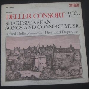 Deller Consort – shakespearean songs & consort music DUPRE RCA VICS-1266 lp