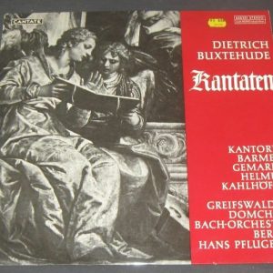 Dietrich Buxtehude – Kantaten  Kahlhöfer  Pflugbeil CANTATE 658221 lp EX