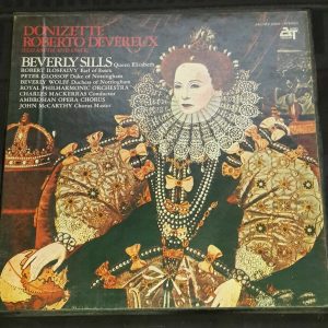 Donizetti ‎– Roberto Devereux  Beverly Sills ABC/ATS 20003   3 LP Box