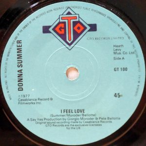 Donna Summer ? – I Feel Love / Can’t We Just Sit Down (And Talk It Over) 7″ GTO