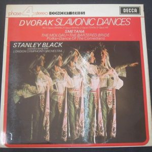 Dvorak Slavonic Dances Smetana Moldau / Bartered Bride DECCA lp Stanley Black