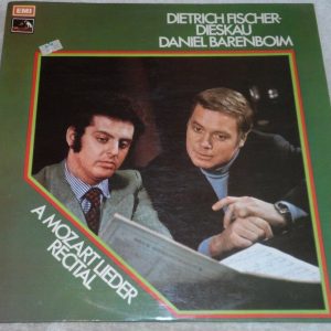 EMI ASD 2824 Fischer-Dieskau / Barenboim Mozart Songs lp EX